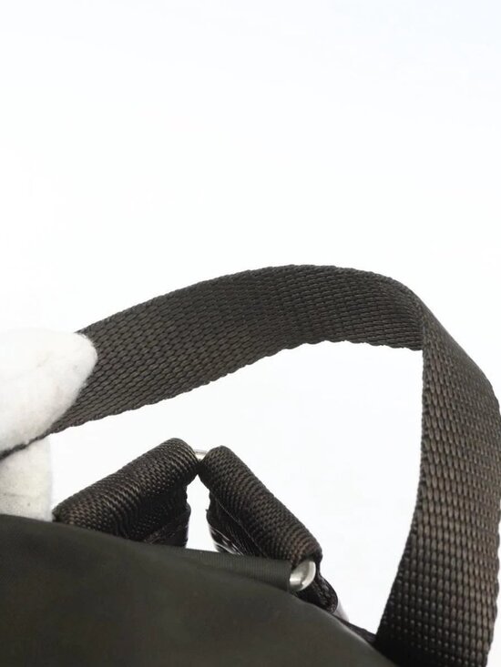 PRADA Backpack Nylon Khaki Silver Auth 164325 main image 15
